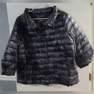 Camo puffer coat